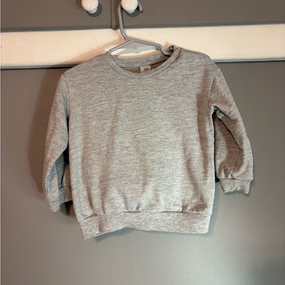 H&M Light Gray Kids Crewneck set